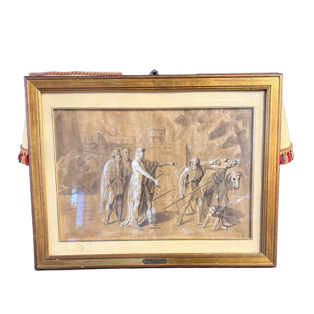 Disegno Neoclassico Romano - Primi '800
