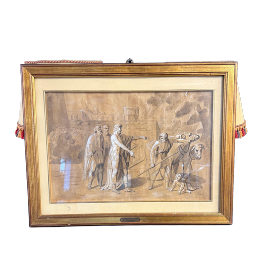 Disegno Neoclassico Romano - Primi '800