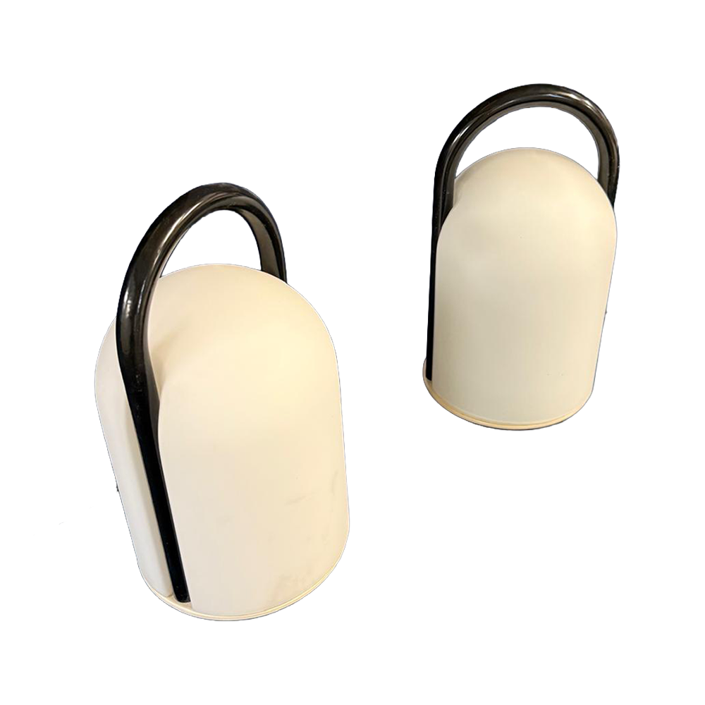 Coppia Lampade Tender Romolo Lanciani - Anni '70
